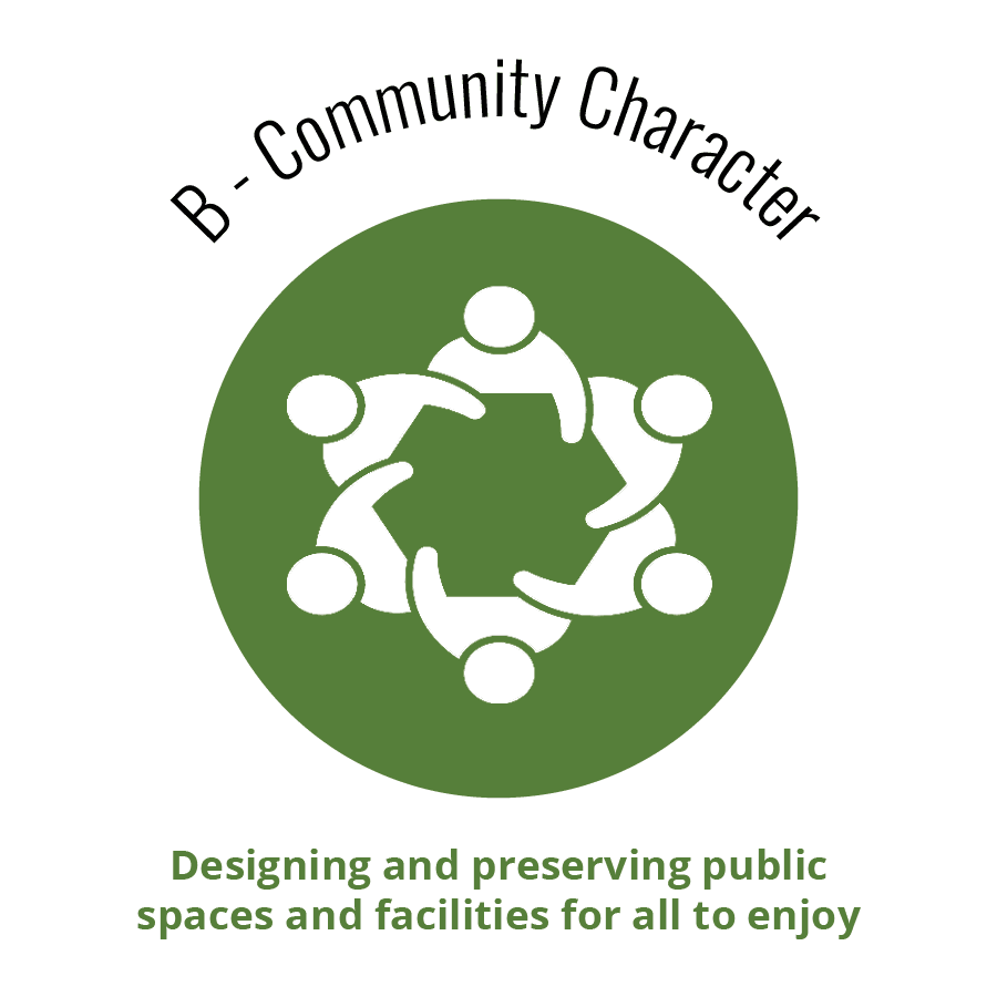 Community Character is Theme B of the strategic plan