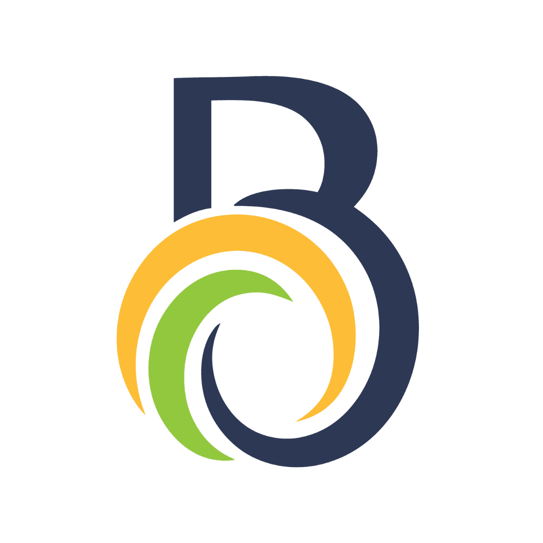 The B from the Town of Belleair logo